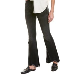 rag & Bone Nina Clean Onyx High Rise Flare Leg Jeans